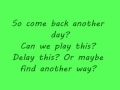 Don't Save Me By Sing It Loud (Lyrics)