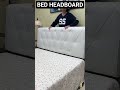 Bedside cushion can easily fix it, bed headboard backrest cover. #headboard #bedbackrest #bedcover