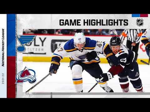 Blues @ Avalanche 10/16/21 | NHL Highlights