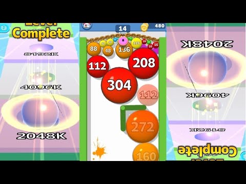 2048 | Puff Up - Baloon Puzzle Games vs Ball Run Infinity #cutiepie22yt