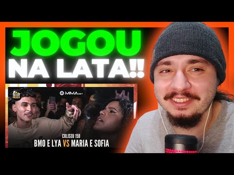 (EXPLANOU 🔥😱) LYA E BMO (DF) X MARIA (SP) E SOFIA (SC) - BATALHA DO COLISEU | REACT BAUEB
