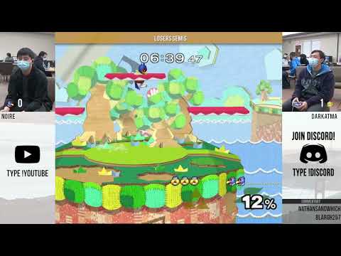 Bay Area Rumble III (LS): Noire (Falco) vs Darkatma (Peach, Sheik)