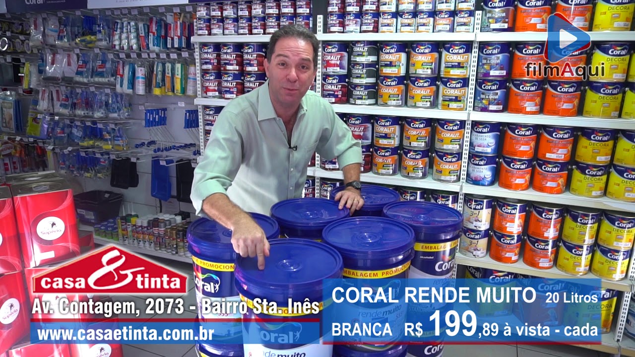 Watch Now CASA E TINTA - TINTA CORAL RENDE MUITO CASA E TINTA - TINTA CORAL RENDE MUITO