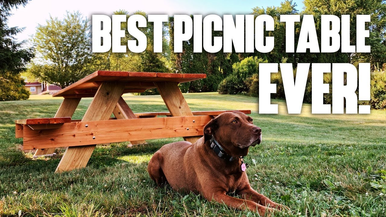 Build The Best Picnic Table Ever! (Instructional/How To)