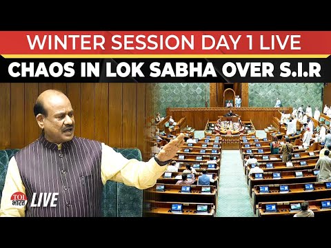 Lok Sabha LIVE: Massive Ruckus Over SIR In First Day Of Winter Session Of Parliament | Sansad