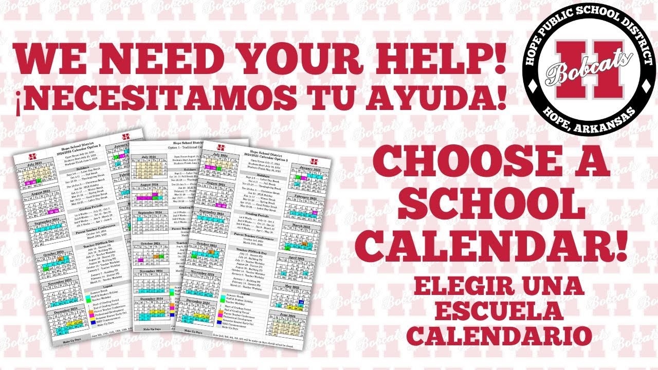2024-25 HPS School Calendar Choice