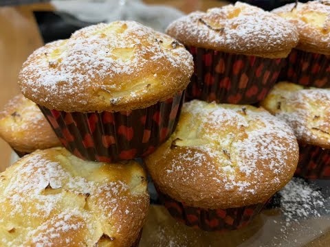 🍏MUFFIN SOFFICI ALLE MELE Ricetta Facile e veloce