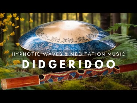 Didgeridoo With Crystal Bowls | Hypnotic Waves & Meditation Music  - Healing Music