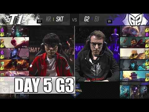 SK Telecom T1 vs G2 eSports | Day 5 Mid Season Invitational 2016 | SKT vs G2 MSI 1080p