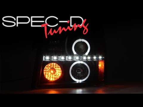 SPECDTUNING DEMO VIDEO: 2002-2006 CADILLAC ESCALADE PROJECTOR HEADLIGHTS