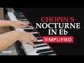 How to Play Chopin's Beautiful Nocturne in Eb: EASY Tutorial for Beginners