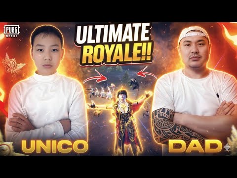 WHEN DAD AND SON TEAM UP 😈 ULTIMATE ROYALE PUBG MOBILE( part 109)