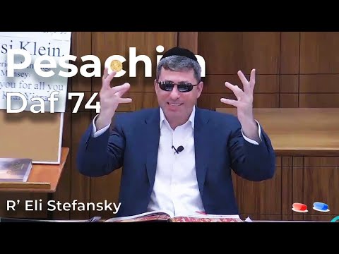 Daf Yomi Pesachim Daf 74 by R’ Eli Stefansky