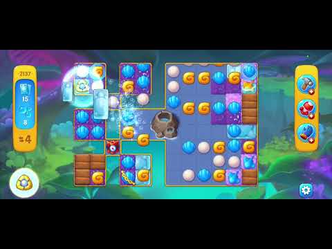 Fishdom gameplay level 2137