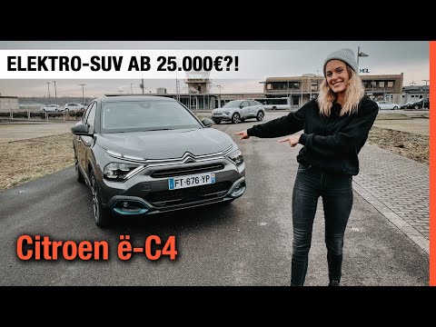 Citroen e-C4 im Test (2021) Was kann das Elektro-SUV ab 25.000€?🤔 Fahrbericht | Review | Reichweite
