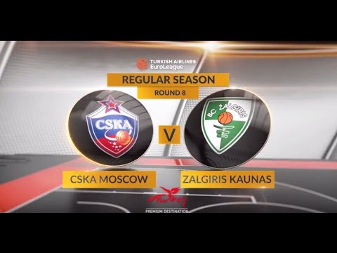 EuroLeague Highlights RS Round 8: CSKA Moscow 95-86 Zalgiris Kaunas