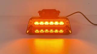 PREDATOR LED vnútorné, 6x LED 4W, 12/24V, oranžový, ECE R65