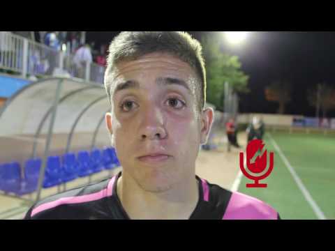 Entrevista a Joni Montiel tras el Villanueva del Pardillo 2-2 Rayo B
