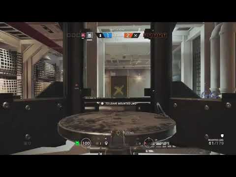 Rainbow Six Siege insane tachanka trickshot!