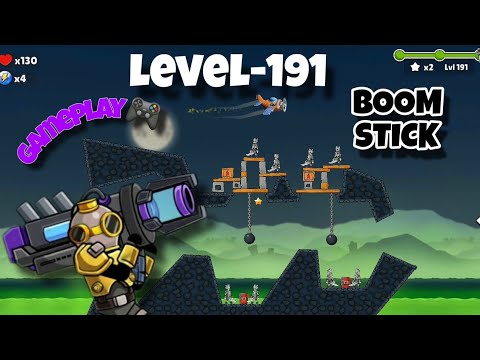 boom stick : bazooka puzzles gameplay level-191 #boomstick #stickgame #mobilegame #gameplay #gaming