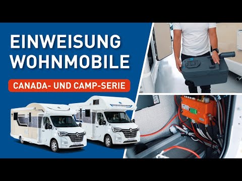 Introduction to the Canada & Camp series motorhomes at Ahorn Camp