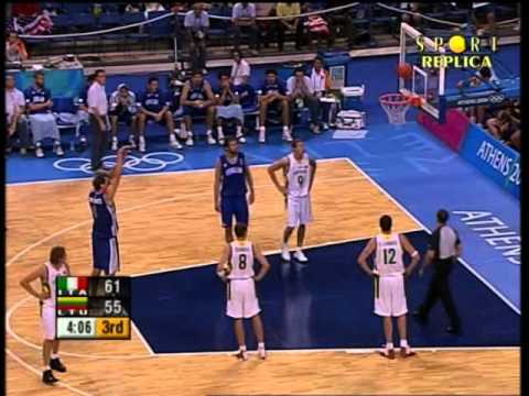 Italia -  Lituania Semifinale Atene 2004