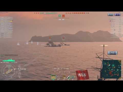 [World of Warships] 2016.05.14 Altzrose(BB.ARP Kongo)