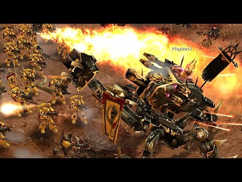 Space Marines vs Chaos vs Eldar - 2v2v2, Codex Mod 4.0 | Dawn Of War: Soulstorm