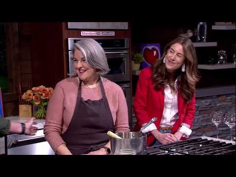 Danielle Centoni & Kerry Newberry Make Dark Chocolate Pudding with Coffee-Cardamom Cream