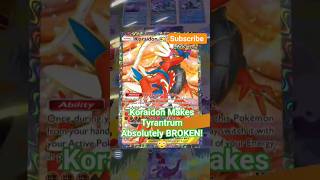 Koraidon Makes Tyrantrum Absolutely BROKEN! #PokemonTCG #pokemonpocket #ポケポケ #ポケモン #bestdeck
