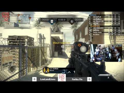 LowLandLions vs. Fariko.Yin // X360 Bootcamp - 9 Juni 2014 // CoDPro.nl
