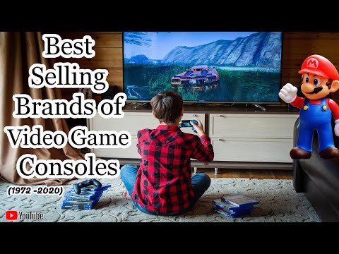 best-selling brands of video games consoles 1972-2020