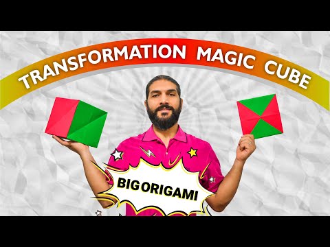 Origami Transformation Magic Cube Easy