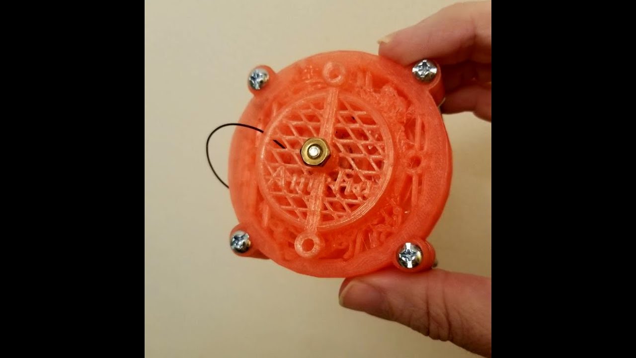 Double-Button Carbon Microphone Works Hula-Cow Style 3D Print Model
