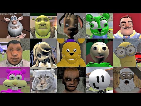 Caught Battle #97 | Psychopath Hunt with Fredbear DX. Granny Booba Neighbor Escape Project 43B & +