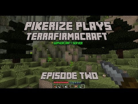 Pikerize Plays - TerraFirmaCraft on the GopherCraft Server - Series 1, Episode 2