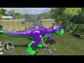 Lego Jurassic World Custom Dinosaur Barney And Friends