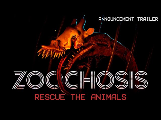Titulný obrázok Youtube videa s názvom ZOOCHOSIS - Official Announcement Trailer [Real Gameplay]