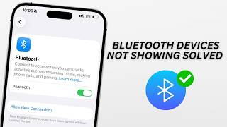 Bluetooth Devices Not Showing Up On iPhone Solved!