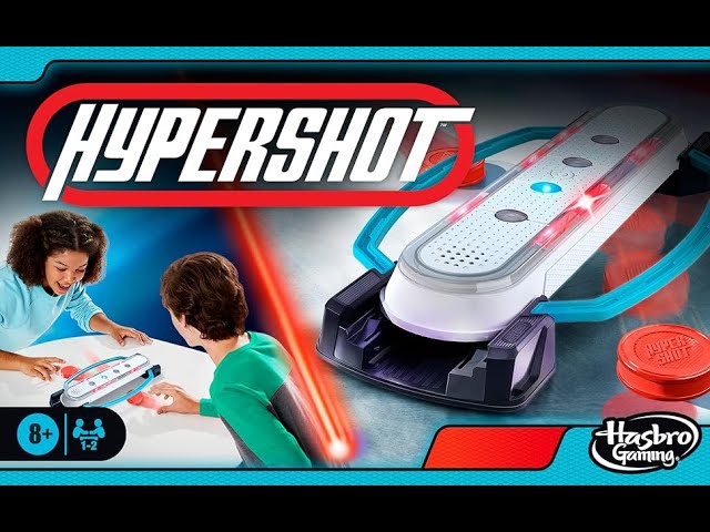 Vídeo relacionado con Hasbro Gaming Hypershot - Juego electrónico de Hockey de Mesa | 5 Juegos en 1 | Música, Luces y Sonidos | A Partir de 8 años | para 1 a 2 Jugadores | Juegos de Mesa para niños