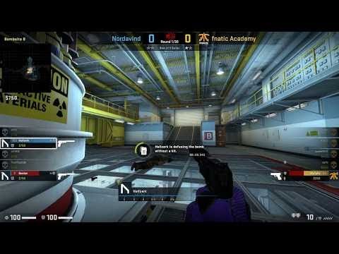 Let's Play - CS:GO, Nordavind vs fnatic Academy, Map 2 - Nuke (13th of August 2018), OGA Counter PIT