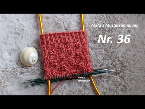 Sockenmuster Nr. 36 - Muster in Runden stricken  / rechts/links Muster / knitting sock pattern