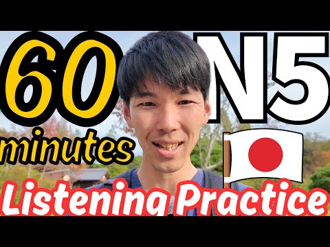 1 Hour N5 Beginner Japanese Listening Practice / Immersion Learning! #168