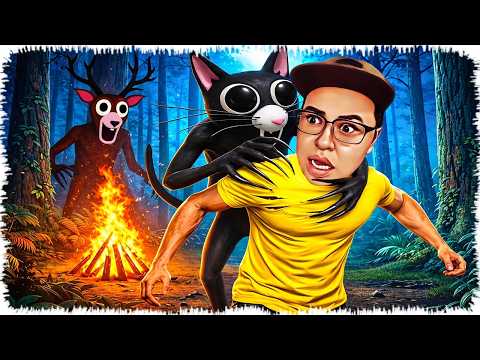 99-күн орманға Мысық монстр қосылды | Үстімді тырнап тастады!