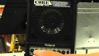 Video thumbnail for Roland Cube CM30 Monitor demo by ontrackmaster