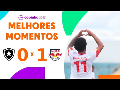 Gols e lances de Botafogo x Red Bull Bragantino