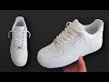HOW TO LACE NIKE AIR FORCE 1 LOOSE FOR LONG LACES