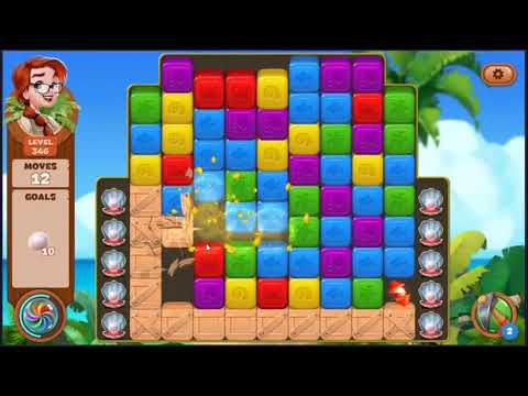 Lost Island Blast Adventure Level 346 - NO BOOSTERS 🏝️ | SKILLGAMING ✔️