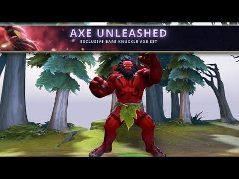 Dota 2 - AXE UNLEASHED - EXCLUSIVE BARE KNUCKLE AXE SET - TI9 Battle Pass