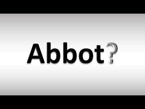 How to Pronounce Abbot